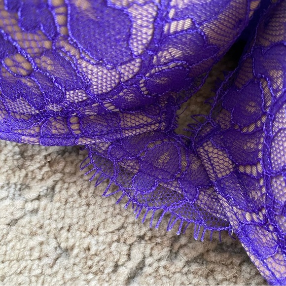 Victoria’s Secret Very Sexy Push Up Padded Underwired Opaque Bra Purple: 32C - Picture 3 of 7